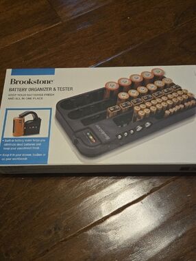 ⛱️Brookstone Battery Tester and Organizer